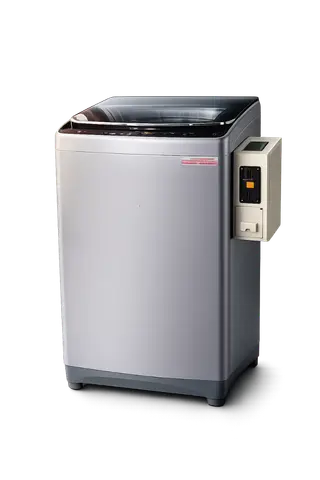 Coin-operated laundry machine, 17 kg capacity.