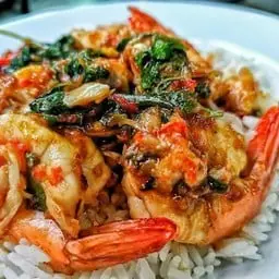 Shrimp Basil Rice