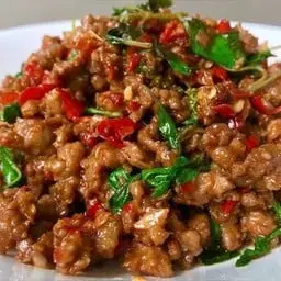 Minced Beef Basil Rice