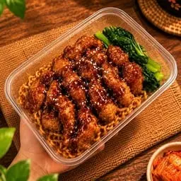 Noodles + Fried Pork (Choose your sauce)