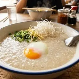โจ๊กล้วนใส่ไข่