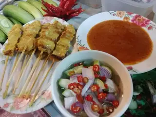 Mini pork satay set, 10 skewers