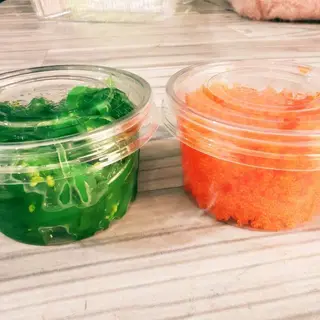 ยำสาหร่าย​&ไข่กุ้ง