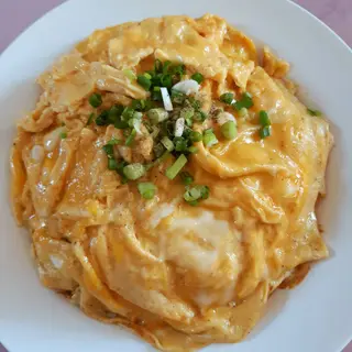 Rice with creamy egg