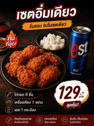 อิ่มเดี่ยว คุ้มๆ