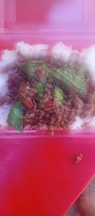 minced beef with basil