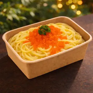 สปาเก็ตตี้ครีมไข่กุ้ง