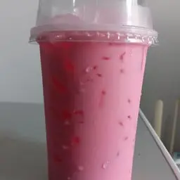 Pink milk