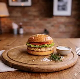 Pork burger