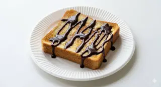 ขนมปังปิ้ง ราดท็อปปิ้ง (Toast)