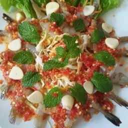 กุ้งแช่น้ำปลา