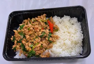 ข้าวกระเพราหมูสับ
