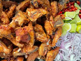 Sticky rice with fermented fish