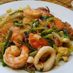 Dry Seafood Sukiyaki