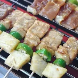 บาร์บีคิวรวม 10 ไม้ (หมู 5 ไก่ 5)