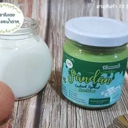 Keto Pandan Custard (Keto-friendly)