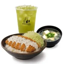 ชุดข้าวไก่ทงคัตสึไวน์ซอส