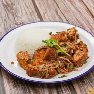 Spicy Chicken Rice Salad