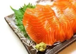 Salmon sashimi