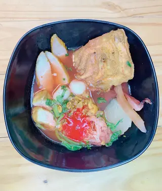 เย็นตาโฟกุ้งทอด