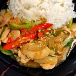 ข้าวผัดต้นหอม