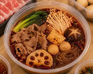หม่าล่าชาบู น้ำซุปหม่าล่าเผ็ดชา
