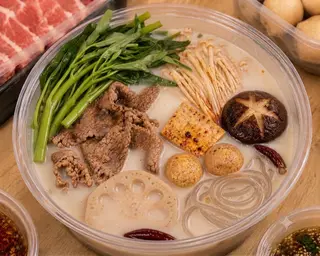 หม่าล่าชาบู น้ำซุปกระดูกหมู