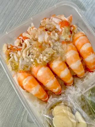 ข้าวกุ้งแกะ