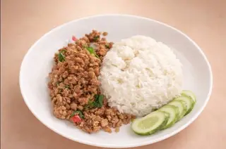 ข้าวกะเพราหมูสับ