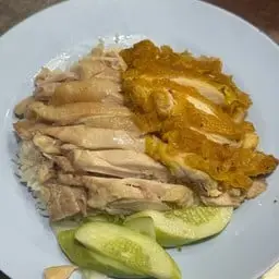 ข้าวมันไก่ผสมไก่ทอด พิเศษ