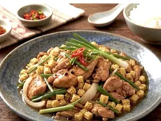 Stir-fried with oyster sauce
