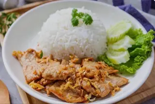 Three-Ingredient Fried Pork Rice