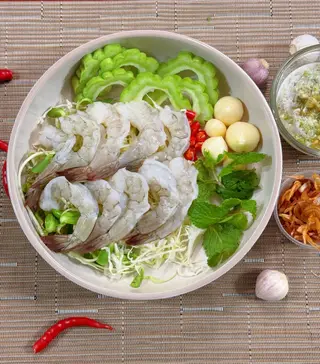 กุ้งแช่น้ำปลา