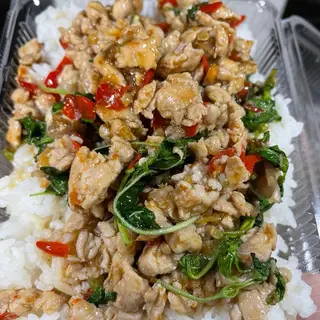 ข้าวกะเพราหมูสับ