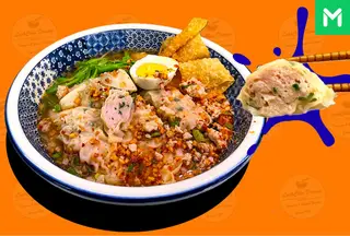 ก๋วยเตี๋ยวเกี๊ยวหมูต้มยำ