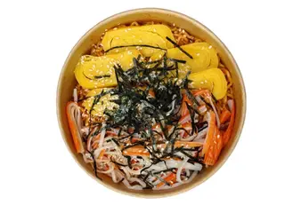 มาม่าเผ็ดเกาหลีไข่หวาน+ปูอัด