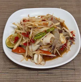 ตำทะเล(กุ้งหมึก)