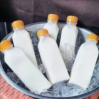 น้ำเต้าหู้ขวดเย็นๆหวานปกติ