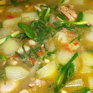 แกงไก่ใส่ฟัก(แกงลาว)
