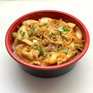 ข้าวหน้าหมูผัดกิมจิ