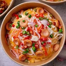 ข้าวไข่ข้นไส้กรอก