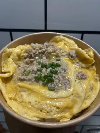 ข้าวไข่ข้น หมูสับ