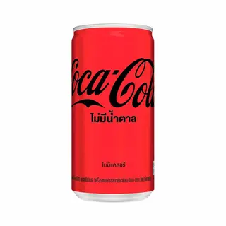 โค้ก ไม่มีน้ำตาล (กระป๋อง 180ml.)