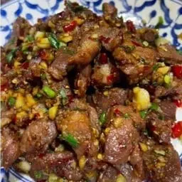 หมูคั่วพริกเกลือ