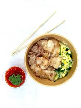 หมูกระทะย่างให้ชุดหมูสามชั้น ไซร้L