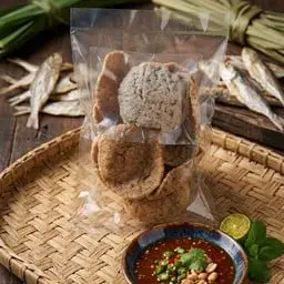 ข้าวเกรียบปลาหลังเขียวปัตตานี1ถุง