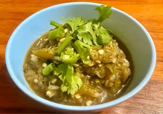 น้พริกหนุ่ม+ผักสด