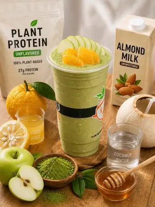 Apple Yuzu Matcha Protein