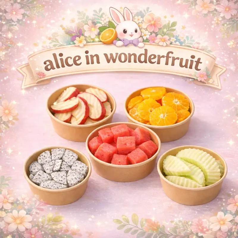 ผลไม้ปอกพร้อมทาน Alice in wonderfruit